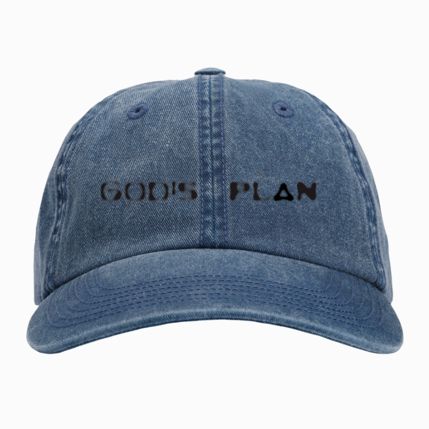 GOD'S PLAN BLUE TWILL CAP