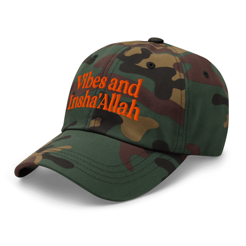 Vibes And Insha Allah unisex dad Cap