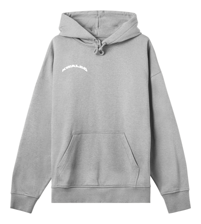 Play house at my funeral - Grey & white boxy hoodie