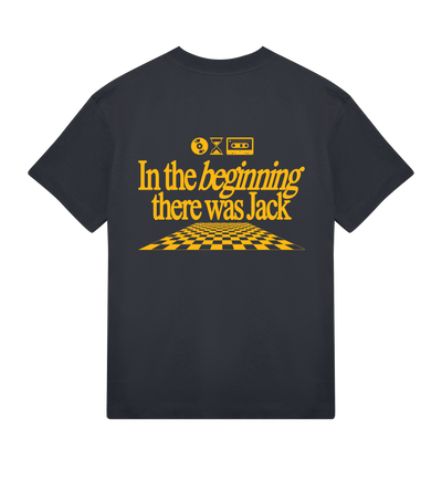 In the beginning there was Jack - Black & yellow boxy tee