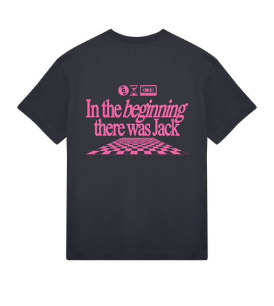 In the beginning there was Jack - Black & pink boxy tee